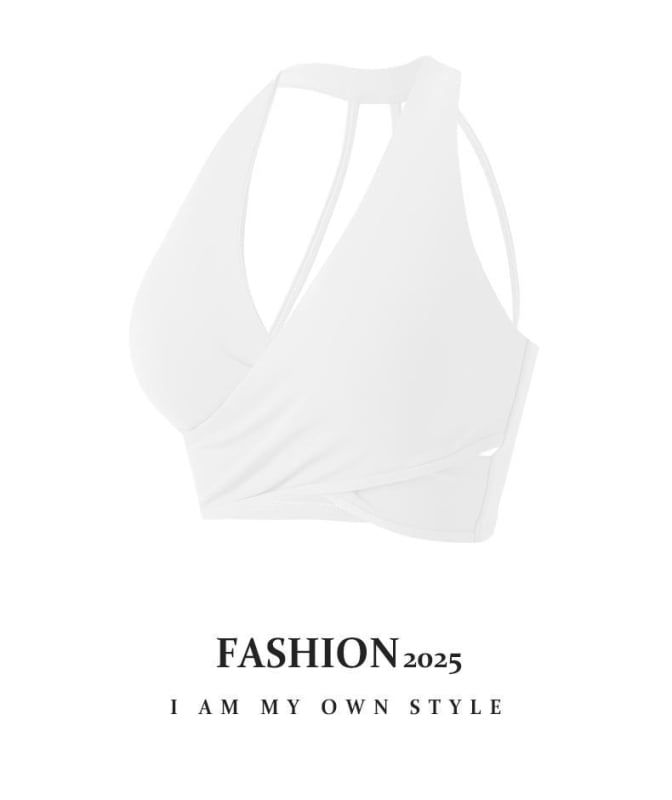 Tank Top με επένδυση στήθους, λαιμό με ιμάντες, γρήγορο στέγνωμα, διαπνοή, νάιλον/πολυαμίδη 80%