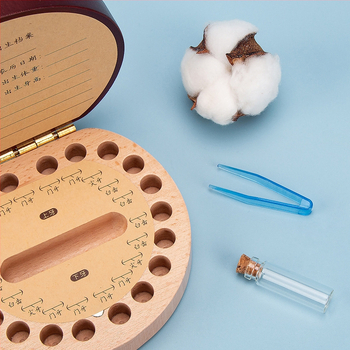 Drvena kutija za spomen zuba djeci (4–6 godina) – pohrana zuba, Thousand Change