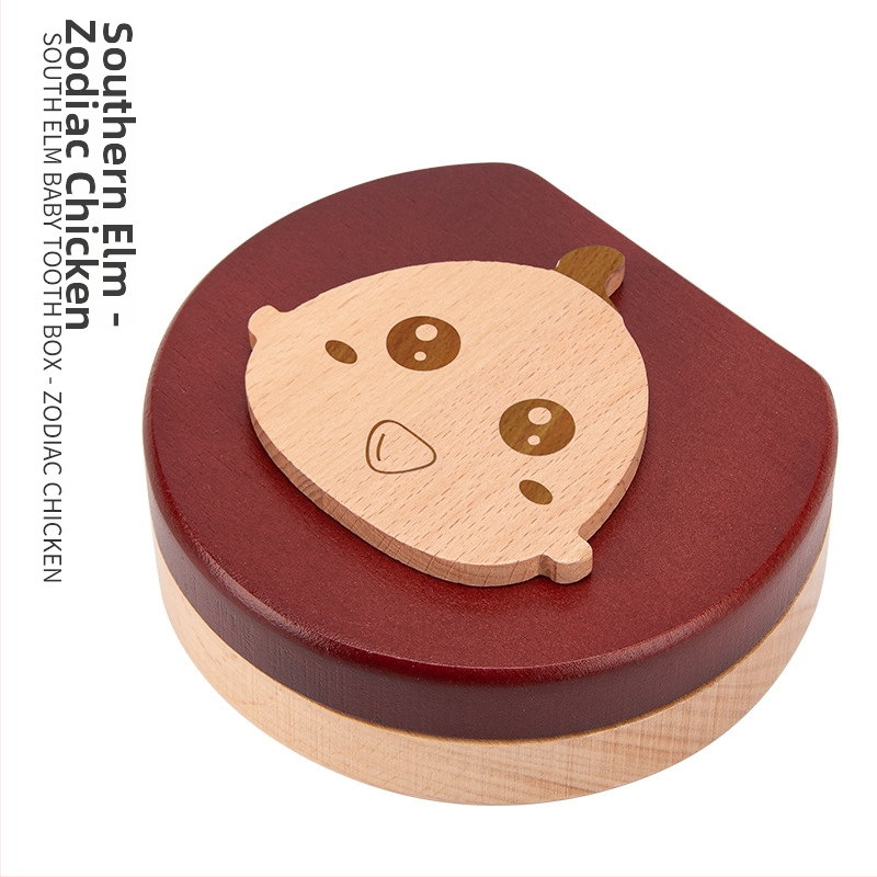 Drvena kutija za spomen zuba djeci (4–6 godina) – pohrana zuba, Thousand Change