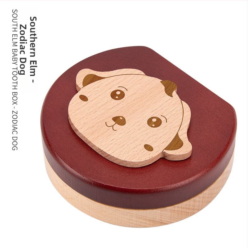 Drvena kutija za spomen zuba djeci (4–6 godina) – pohrana zuba, Thousand Change