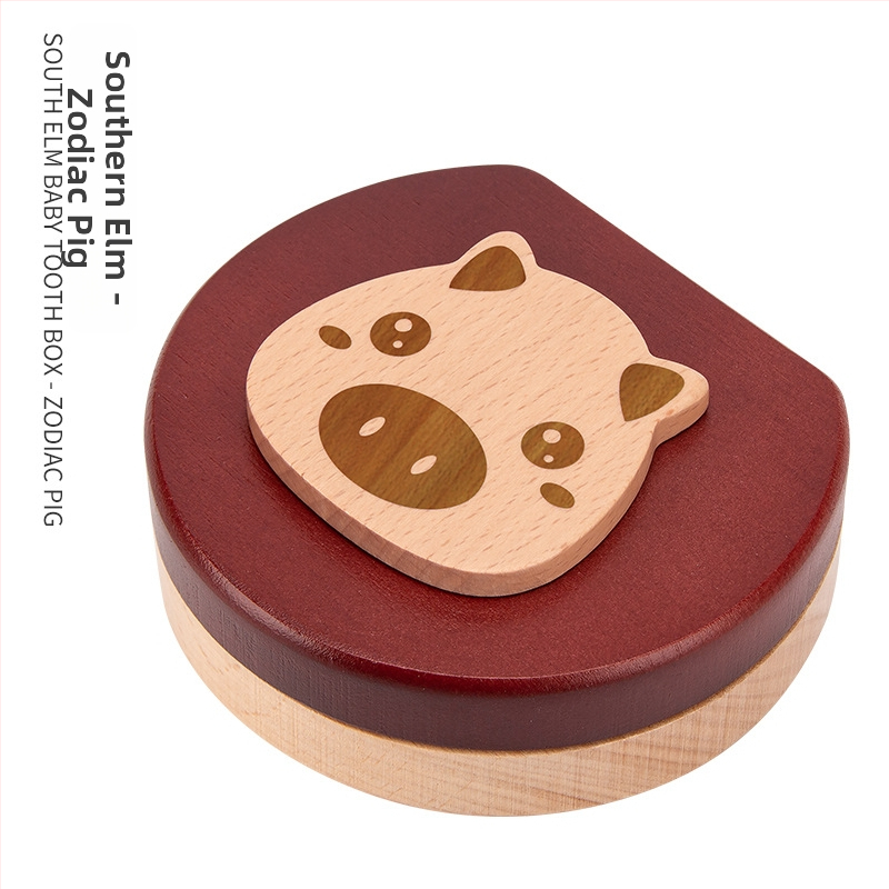 Drvena kutija za spomen zuba djeci (4–6 godina) – pohrana zuba, Thousand Change