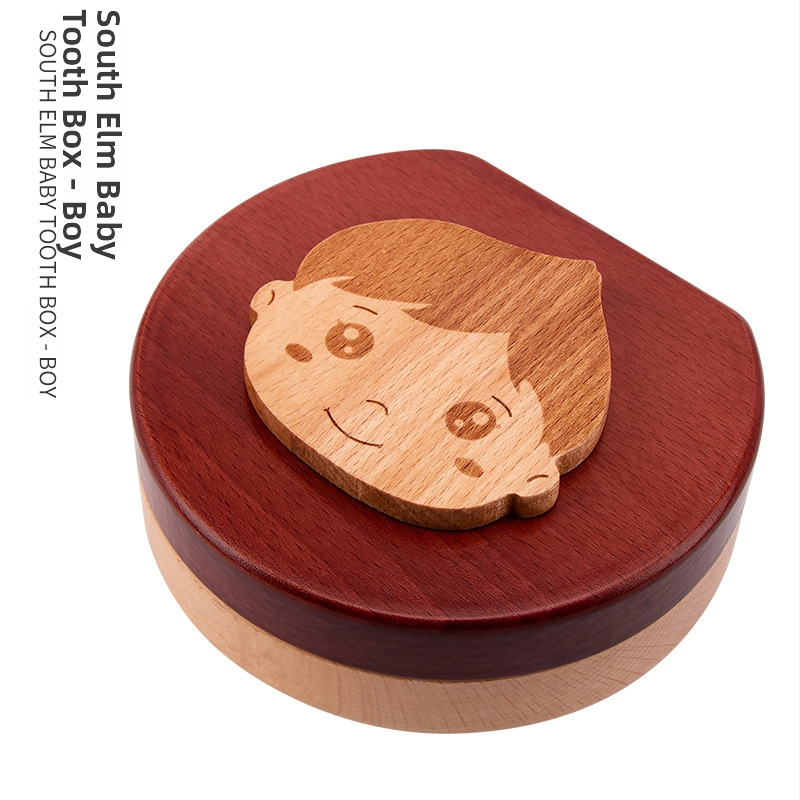 Drvena kutija za spomen zuba djeci (4–6 godina) – pohrana zuba, Thousand Change