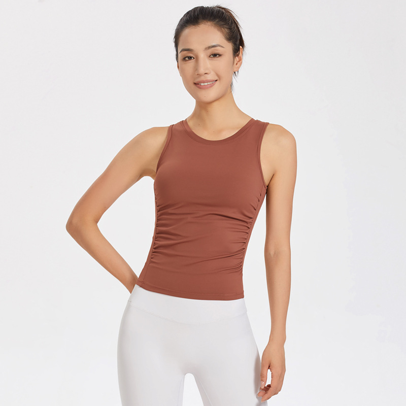 OR Ženski joga top s uključenim jastučićima za prsa — Slim fit, normalna duljina, 80% najlon / 20% spandeks, brzo se suši