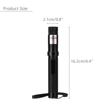 Laser svjetiljka Laser303 s USB punjenjem, efekt zvjezdano neba, metalno kućište