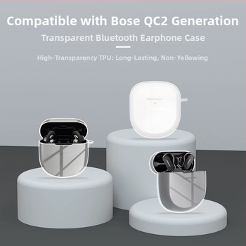 Prozirno TPU zaštitno kućište za Bose QC Gen 2 slušalice – Small Shark 2 Gen / Big Shark 2 Gen