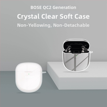 Prozirno TPU zaštitno kućište za Bose QC Gen 2 slušalice – Small Shark 2 Gen / Big Shark 2 Gen