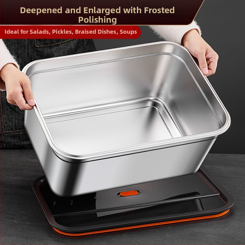 Δοχείο αποθήκευσης φαγητού από ανοξείδωτο ατσάλι, 1–2 L, ορθογώνιο, σφραγισμένο και ανθεκτικό στις διαρροές, κατάλληλο για φούρνο μικροκυμάτων