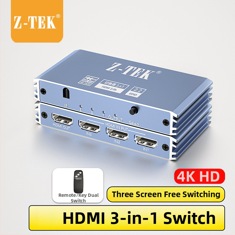 HDMI prekidač 2/3/4 ulaza, 1 izlaz, podržava HD signale, modeli ZY447/ZY448/ZY449, Z-TEK
