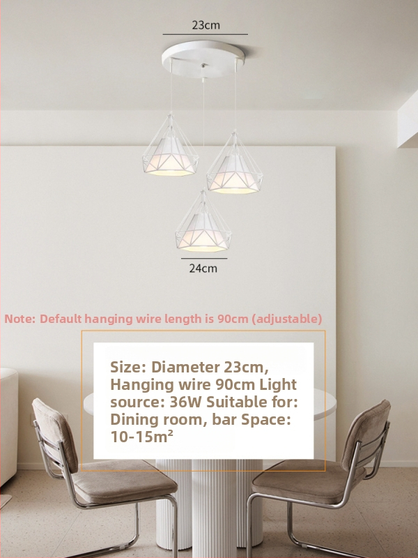 LED stropna svjetiljka za restoran s projekcijom zvjezdanog neba i luster od tri prstena dijamanta, s mogućnošću regulacije osvjetljenja, 220V, metalno tijelo s akrilnim sjenilom