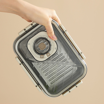 Κουτί φρεσκάδας από ανοξείδωτο ατσάλι 304 – σφραγιζόμενο για αποθήκευση τροφίμων, τετράγωνο, ψυγείο, μη ηλεκτρικό, με δυνατότητα προσαρμογής