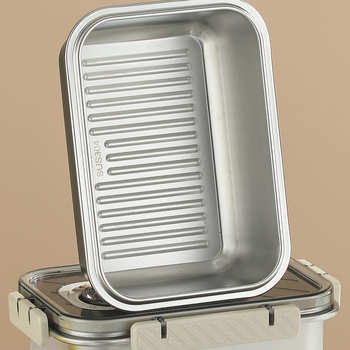 Κουτί φρεσκάδας από ανοξείδωτο ατσάλι 304 – σφραγιζόμενο για αποθήκευση τροφίμων, τετράγωνο, ψυγείο, μη ηλεκτρικό, με δυνατότητα προσαρμογής