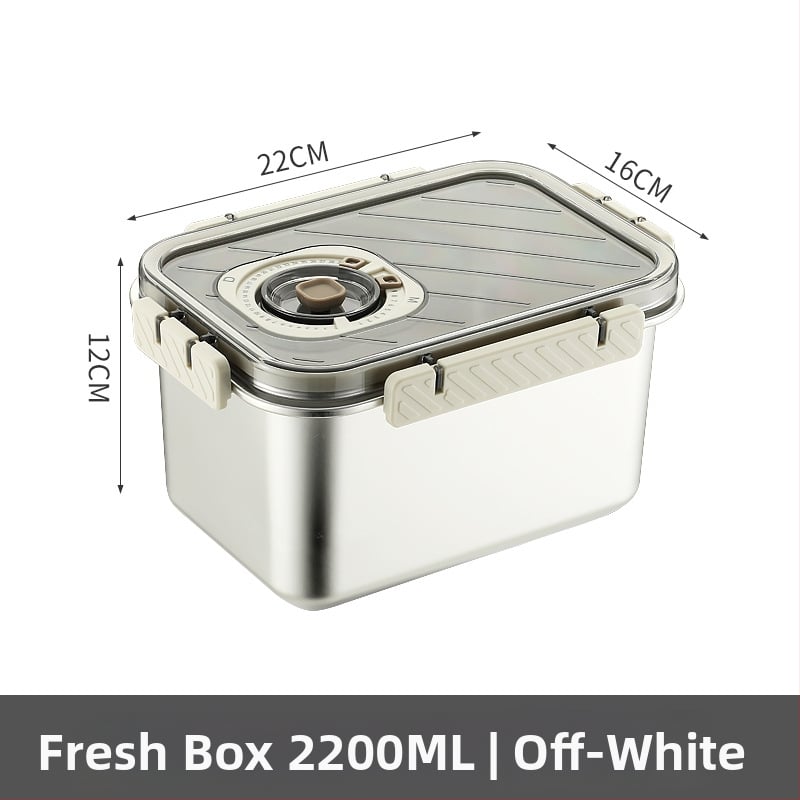 Κουτί φρεσκάδας από ανοξείδωτο ατσάλι 304 – σφραγιζόμενο για αποθήκευση τροφίμων, τετράγωνο, ψυγείο, μη ηλεκτρικό, με δυνατότητα προσαρμογής