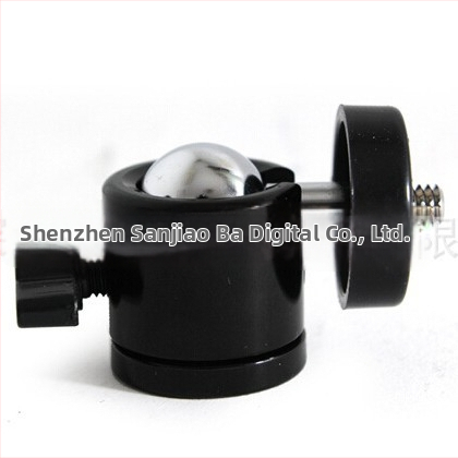 Mini sferni gimball za mobitel i malu kameru, 360° horizontalno i vertikalno okretanje, metalna konstrukcija, težina 90 g, montiranje na navoj