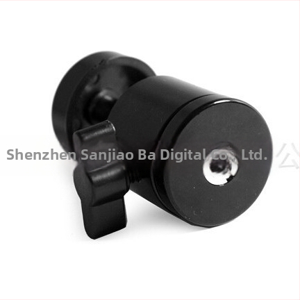 Mini sferni gimball za mobitel i malu kameru, 360° horizontalno i vertikalno okretanje, metalna konstrukcija, težina 90 g, montiranje na navoj