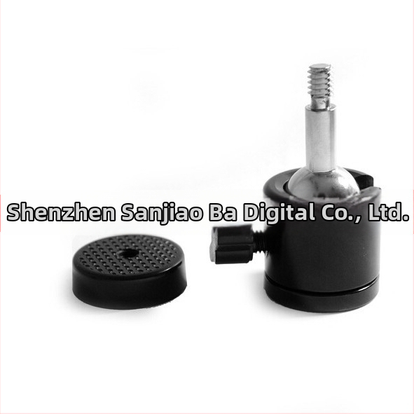 Mini sferni gimball za mobitel i malu kameru, 360° horizontalno i vertikalno okretanje, metalna konstrukcija, težina 90 g, montiranje na navoj