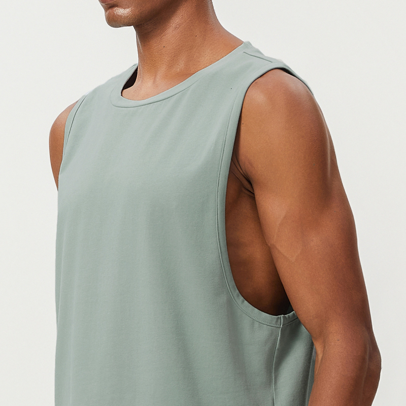 Unisex αθλητικό γιλέκο από βαμβακομίγμα – απορρόφηση ιδρώτα, διαπνοή, κατάλληλο για τρέξιμο, τένις και μπάσκετ