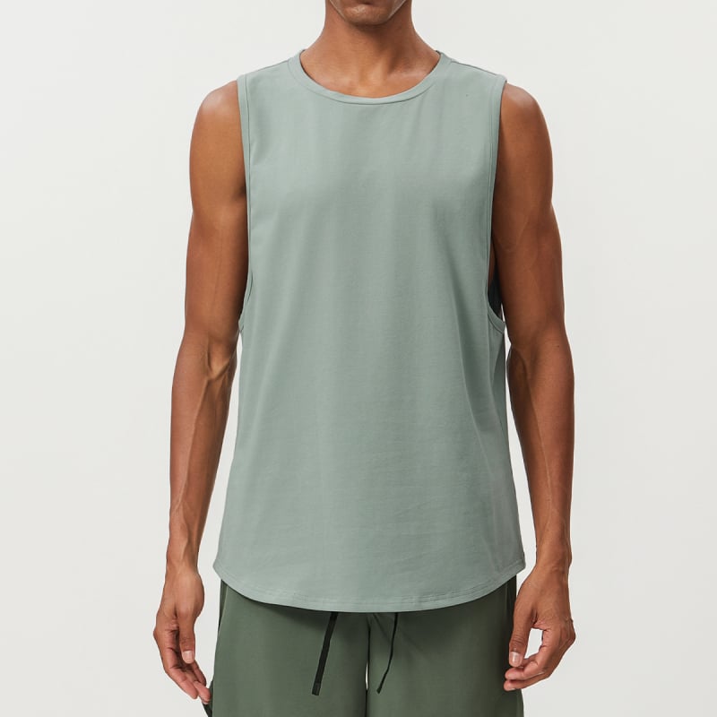 Unisex αθλητικό γιλέκο από βαμβακομίγμα – απορρόφηση ιδρώτα, διαπνοή, κατάλληλο για τρέξιμο, τένις και μπάσκετ
