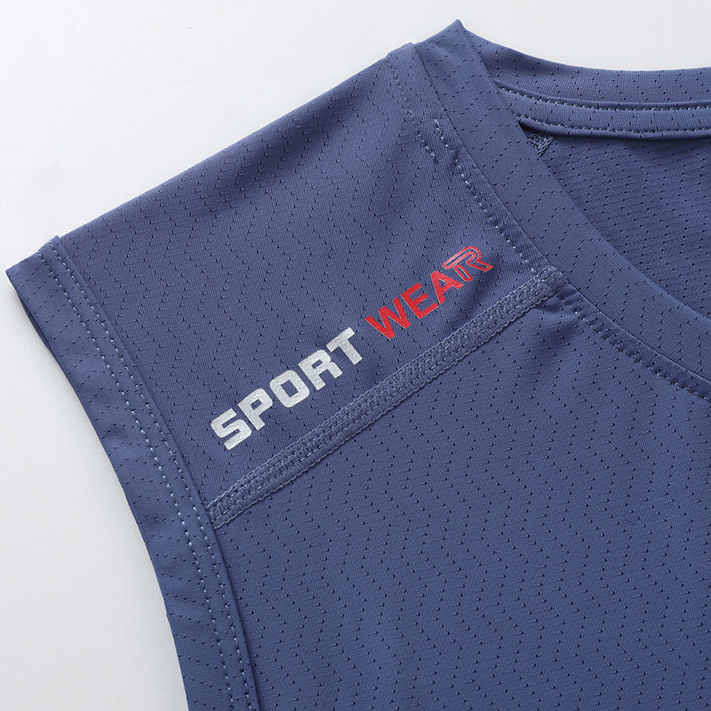 Γιλέκο από ice silk ύφασμα, γρήγορο στέγνωμα και διαπνοή, 88% νάιλον / 12% σπαντέξ, καλοκαίρι