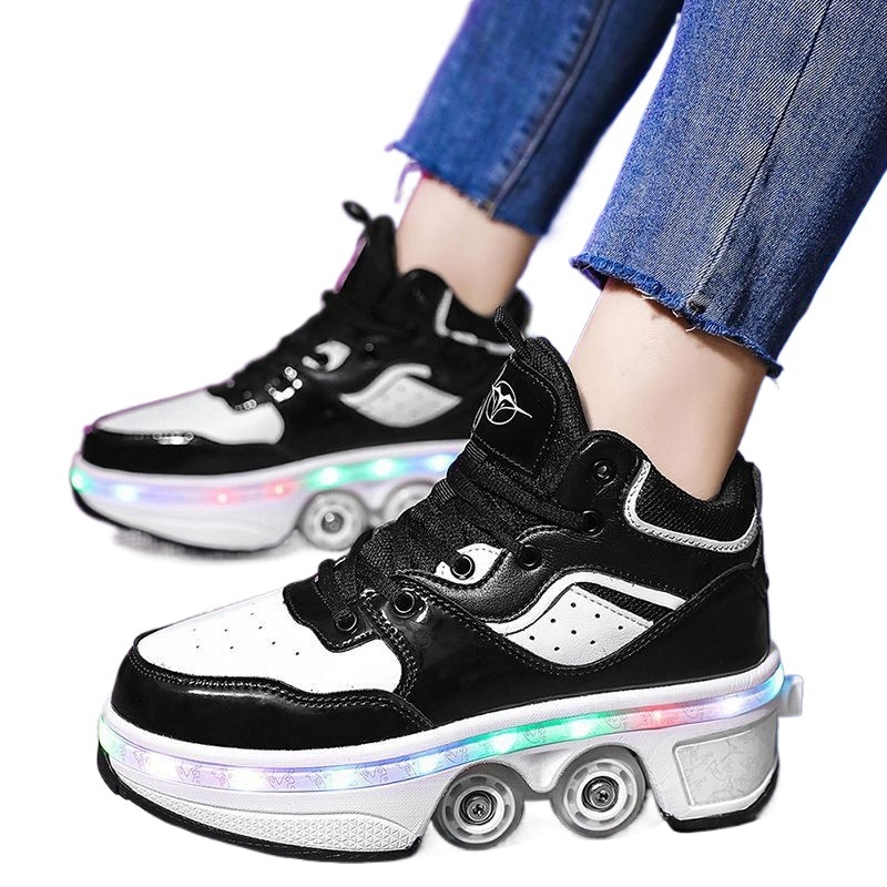Dječje četverokolne rolne tenisice, sklopivi dizajn, obuće tipa Heelys, marka Powerful Factory