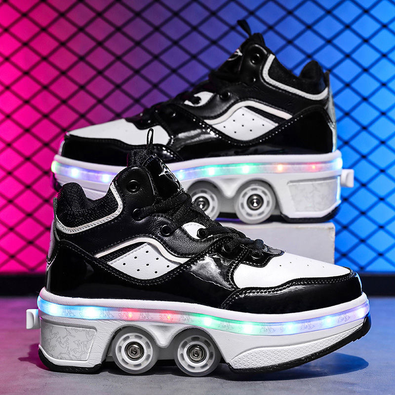 Dječje četverokolne rolne tenisice, sklopivi dizajn, obuće tipa Heelys, marka Powerful Factory