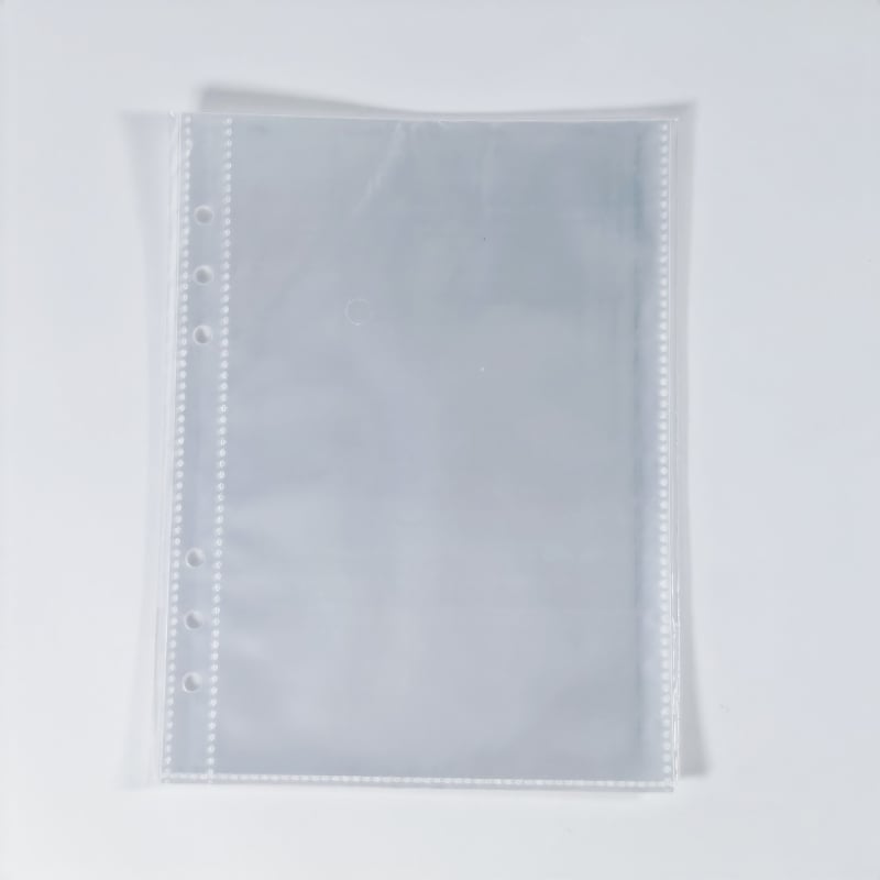 6-пръстенова папка с цип и PVC корица — за Полароид карти, бележник и съхранение на стикери