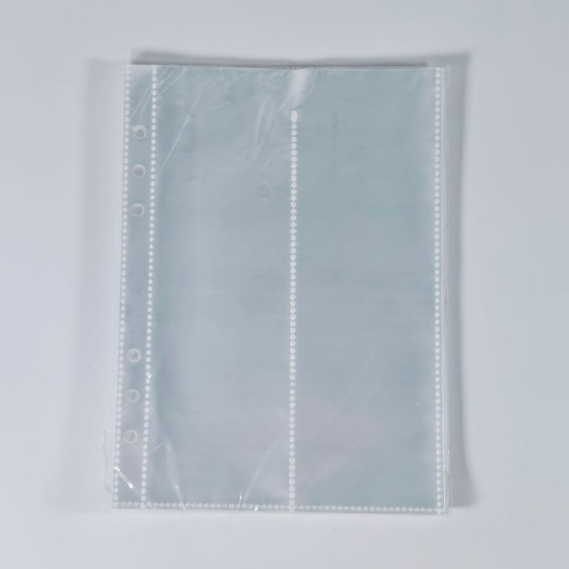 6-пръстенова папка с цип и PVC корица — за Полароид карти, бележник и съхранение на стикери