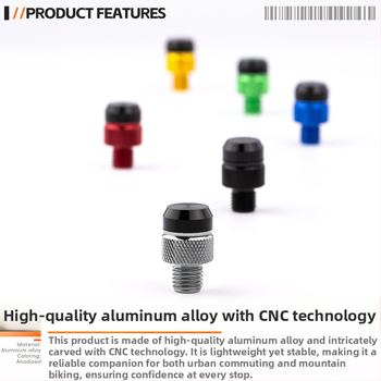 Универсална тапа за база на огледало към винтовете на електрически скутер | M8/M10 | алуминиева сплав | кръгла база | виброустойчивост