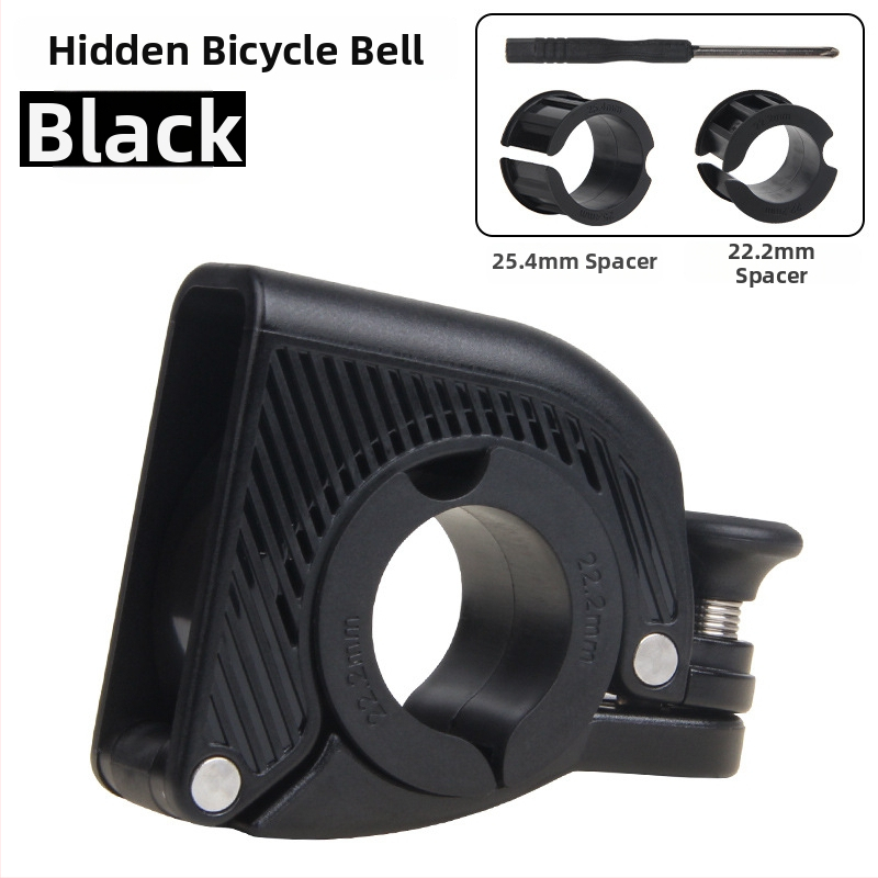 Zvonček na bicykel s ukrytým mini dizajnom, Drckhros Ld03, plast