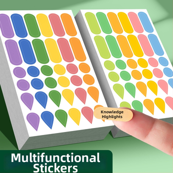 Viacúčelové štítky na anotácie s kvapkou vody a dažďovými indexmi – samolepiace, vnútorné stránky letáka, základné balenie, Huge značka