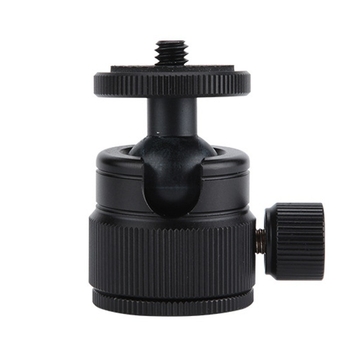 Mini kuglasta glava od aluminijske legure za univerzalni 360° mini stativ, 90° vertikalni nagib, ručna instalacija, opća kompatibilnost