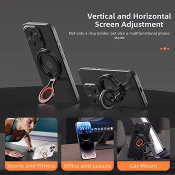 Μαγνητική βάση τηλεφώνου – Κράμα ψευδαργύρου, πλήρως μεταλλική επιτραπέζια βάση, απλός σχεδιασμός, υποστήριξη προσαρμογής, εξουσιοδοτημένη ιδιωτική μάρκα