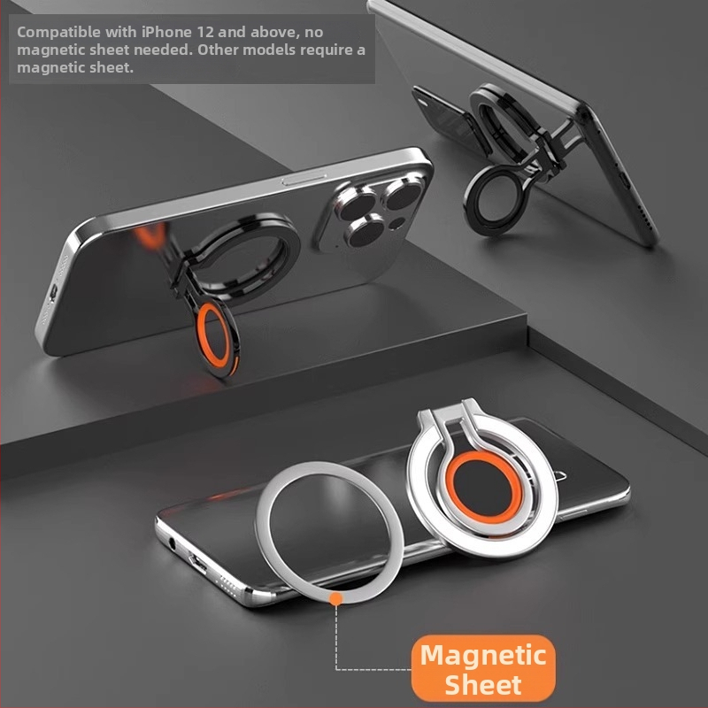 Μαγνητική βάση τηλεφώνου – Κράμα ψευδαργύρου, πλήρως μεταλλική επιτραπέζια βάση, απλός σχεδιασμός, υποστήριξη προσαρμογής, εξουσιοδοτημένη ιδιωτική μάρκα