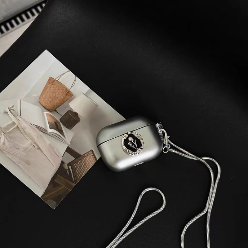Kućište za AirPods Pro 3 s dizajnom tulipana, vrhunski izgled; kompatibilno s AirPods Pro 2. i 4. generacije te 3. generacije