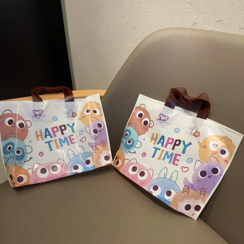 Noda torba za odjeću s motivom mačaka, plastična, debljina 12S, 50 kom/pak