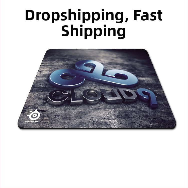 Herná podložka pod myš s hrubým okrajom, jednostranná, textilný materiál, podpora zápästia, vhodná pre CS:GO, LOL a FPS