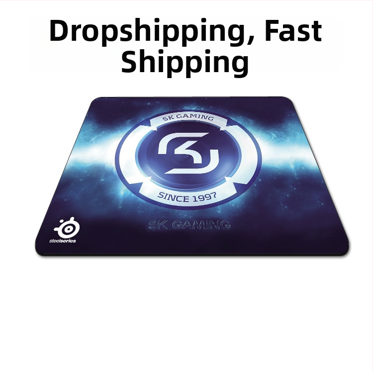 Herná podložka pod myš s hrubým okrajom, jednostranná, textilný materiál, podpora zápästia, vhodná pre CS:GO, LOL a FPS