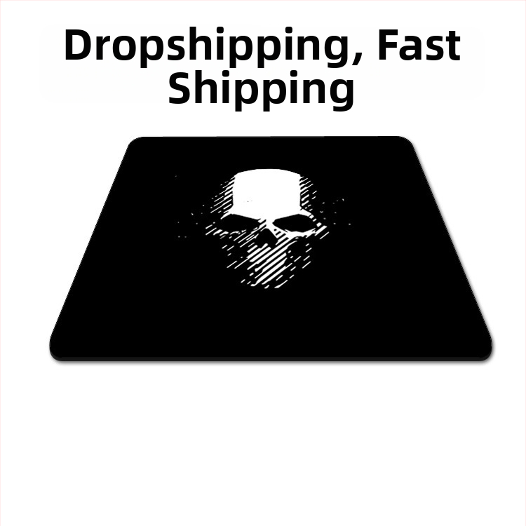 Herná podložka pod myš s hrubým okrajom, jednostranná, textilný materiál, podpora zápästia, vhodná pre CS:GO, LOL a FPS