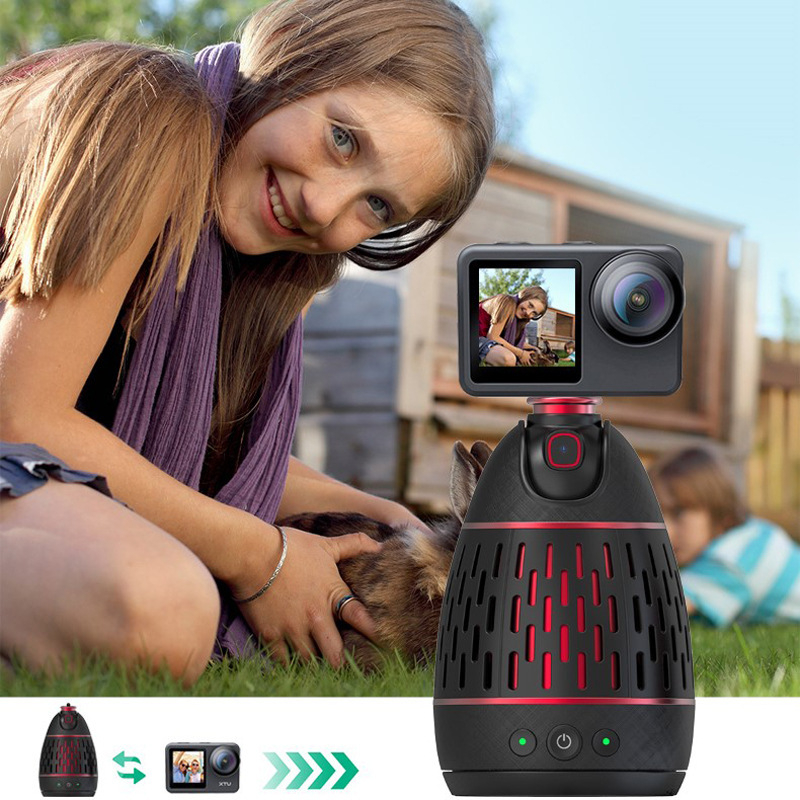 Držač za telefon s 360° automatskim praćenjem i prepoznavanjem lica, bez potrebe za aplikacijom (Model AB304, ABS, Bluetooth: Ne, Daljinski upravljač: Nije uključen, Prilagodba: Podržana)