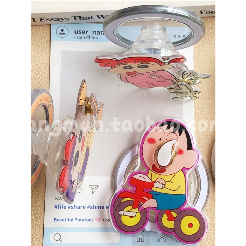 Držač za telefon, okretni magnetski, proširiv, plastični, crtani stil