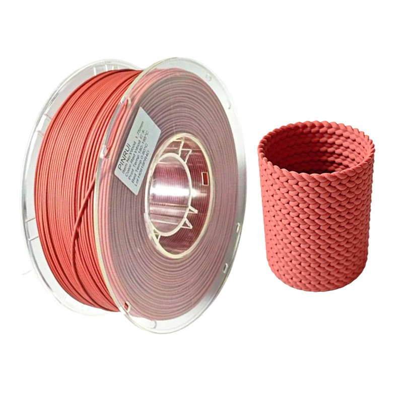 Pinrui PLA drveni filament za 3D ispis, kružni presjek, gustoća 1.25
