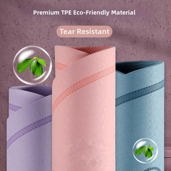 Detská tanečná podložka - TPE, protišmyková, bez zápachu; 6 mm, 600 g; Fujian pôvod; Vzor: jednofarebná; Jóga podložka