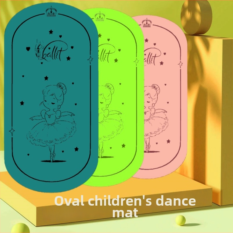 Detská tanečná podložka - TPE, protišmyková, bez zápachu; 6 mm, 600 g; Fujian pôvod; Vzor: jednofarebná; Jóga podložka