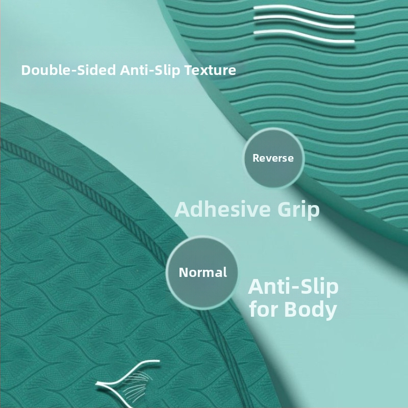 Detská tanečná podložka - TPE, protišmyková, bez zápachu; 6 mm, 600 g; Fujian pôvod; Vzor: jednofarebná; Jóga podložka