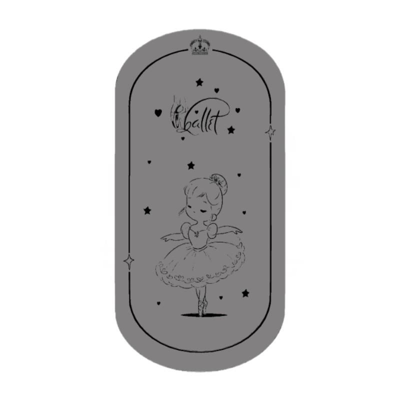 Παιδικό χαλάκι χορού - TPE, αντιολισθητικό, άοσμο; 6 mm, 600 g; Προέλευση: Φουτζιάν; Σχέδιο: μονόχρωμο; Χαλάκι γιόγκα