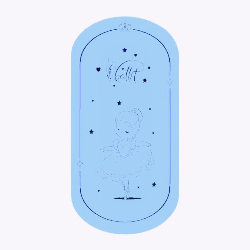 Παιδικό χαλάκι χορού - TPE, αντιολισθητικό, άοσμο; 6 mm, 600 g; Προέλευση: Φουτζιάν; Σχέδιο: μονόχρωμο; Χαλάκι γιόγκα