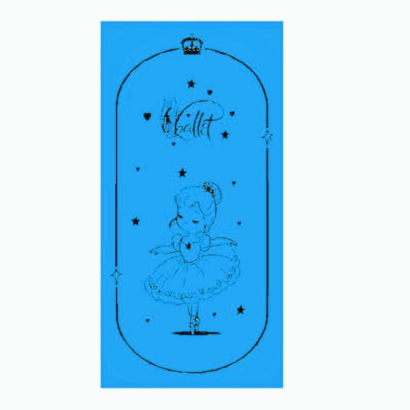 Παιδικό χαλάκι χορού - TPE, αντιολισθητικό, άοσμο; 6 mm, 600 g; Προέλευση: Φουτζιάν; Σχέδιο: μονόχρωμο; Χαλάκι γιόγκα