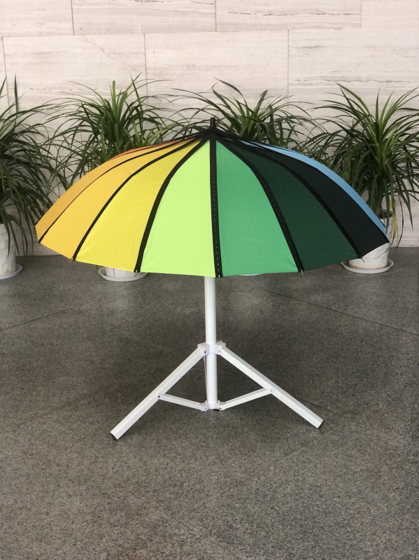 Dugi kišobran s 8 metalnih rebara, metalna ručka, ručno otvaranje, tkanina 190T