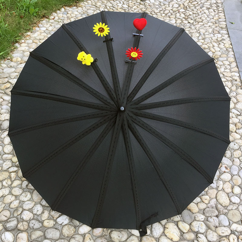 Dugi kišobran s 8 metalnih rebara, metalna ručka, ručno otvaranje, tkanina 190T