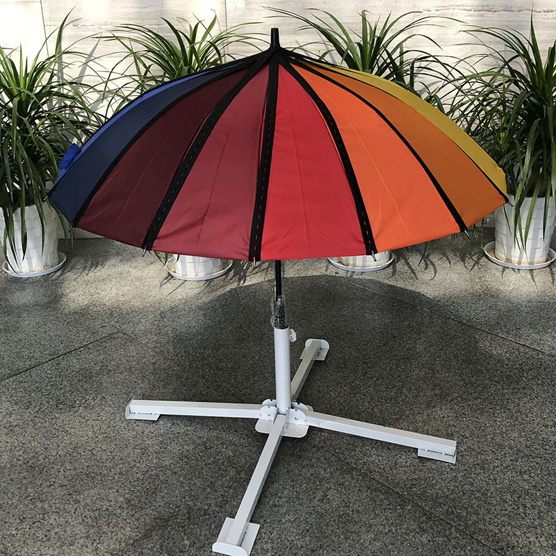 Dugi kišobran s 8 metalnih rebara, metalna ručka, ručno otvaranje, tkanina 190T