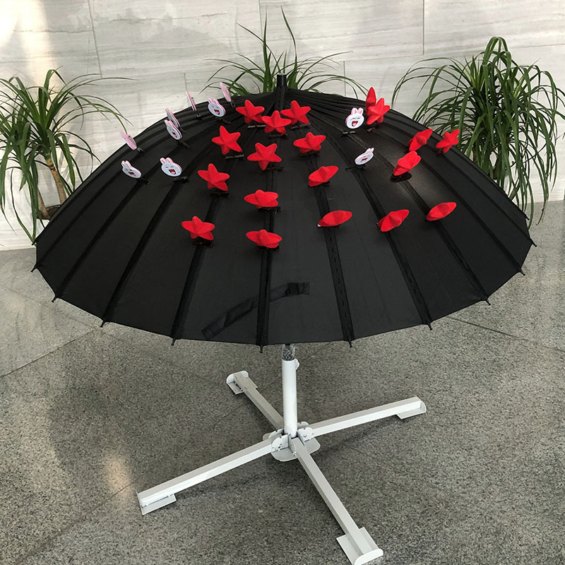 Dugi kišobran s 8 metalnih rebara, metalna ručka, ručno otvaranje, tkanina 190T